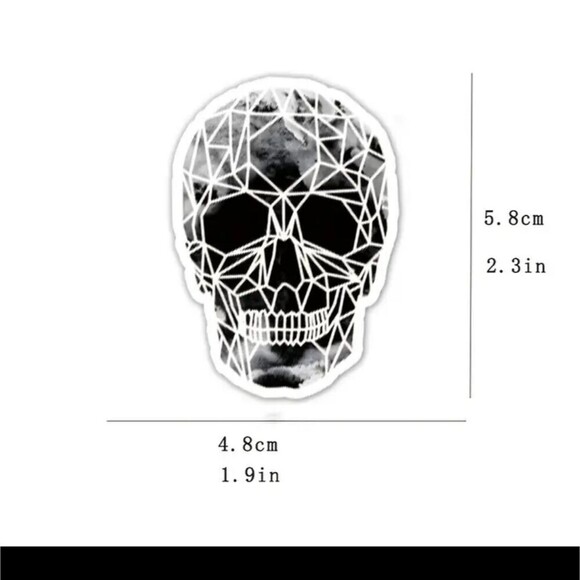 Sugar skull sticker bundle day of the dead skeleton decals - Picture 5 of 6